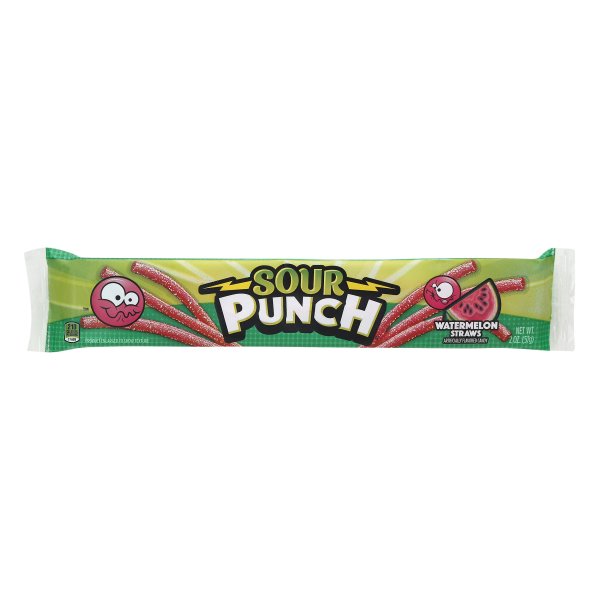 Sour Punch Watermelon Straws 57 g