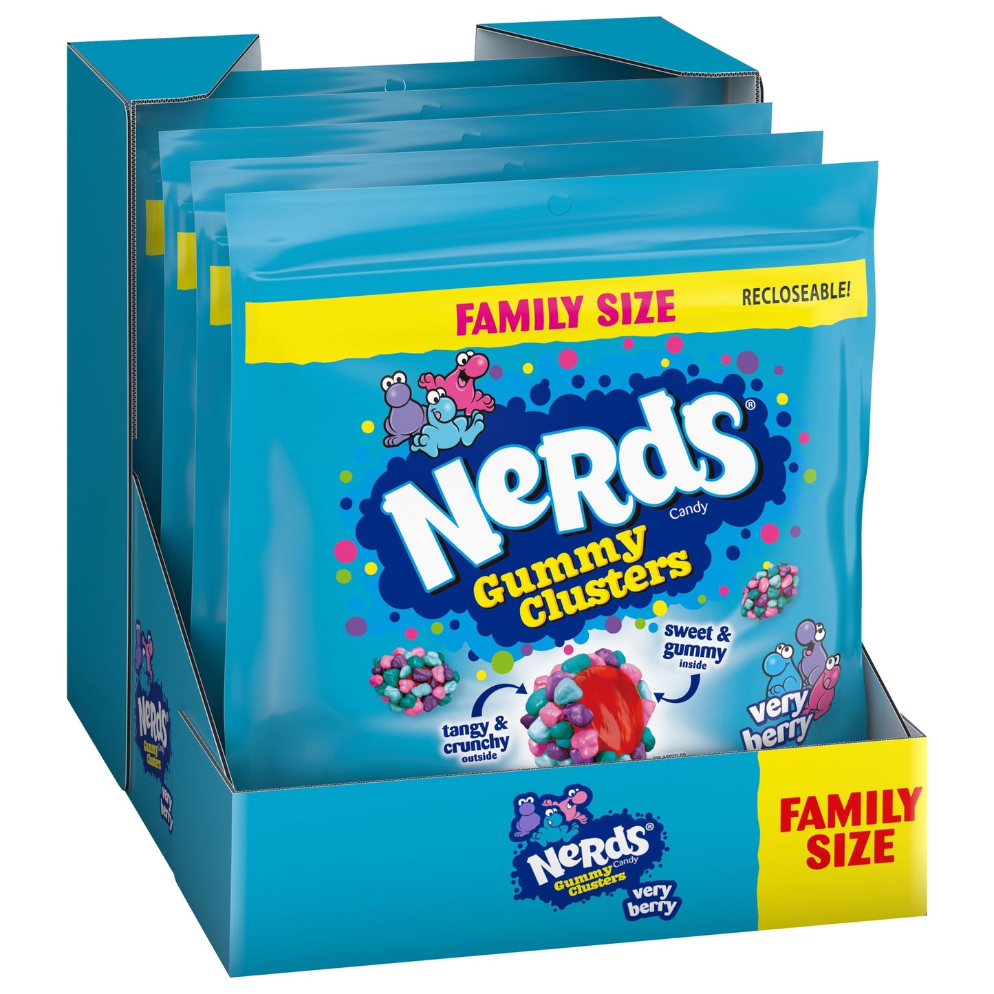 Nerds Gummy Clusters Very Berry Family Size 524 g