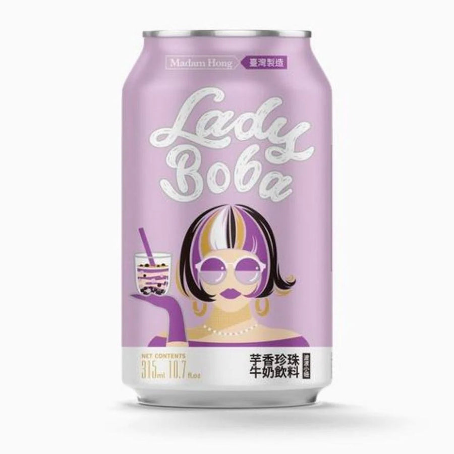 MADAM HONG LADY BOBA BUBBLE TEA TARO 315ML