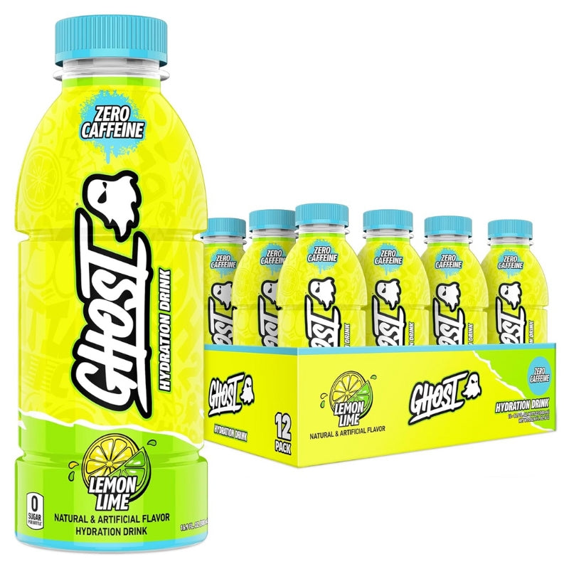 GHOST - Hydration Drink Zero Caffeine 500ml - Lemon Lime