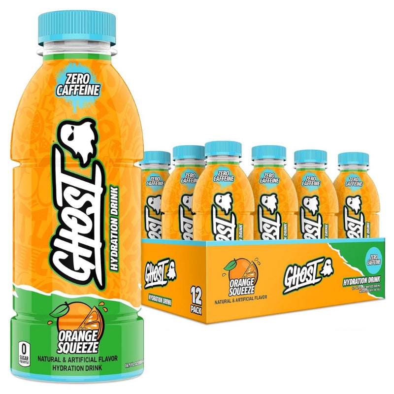 GHOST - Hydration Drink Zero Caffeine 500ml - Orange Squeeze