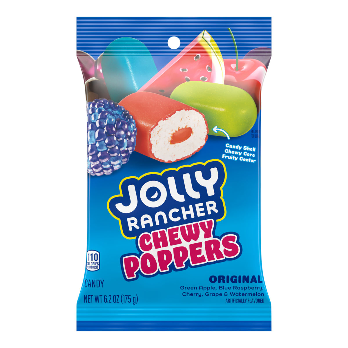 Jolly Rancher Chewy Poppers Candy 175 g
