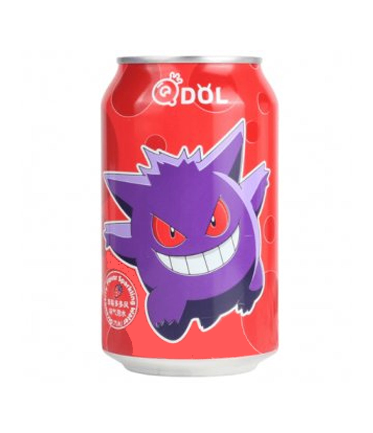 QDOL – Gengar Sparkling Water (Strawberry Flavour) 330ml