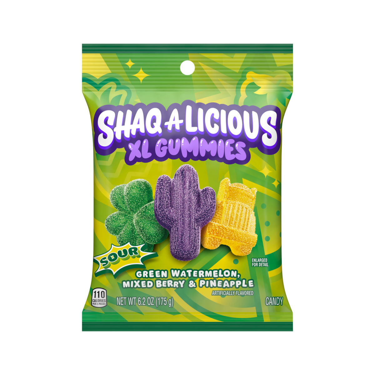 Shaq-A-Licious XL Sour Gummies 175 g