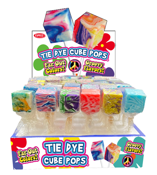 Tie Dye Cube Pops 21 g
