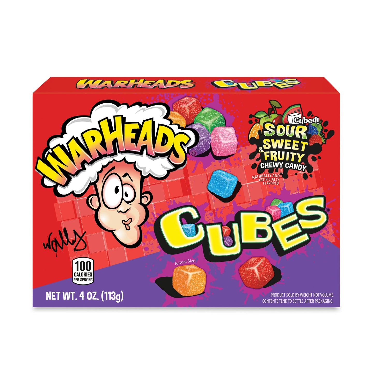 Warheads Chewy Cubes Theatre Box 113 g