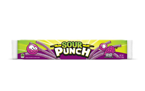 Sour Punch Grape Straws 57 g