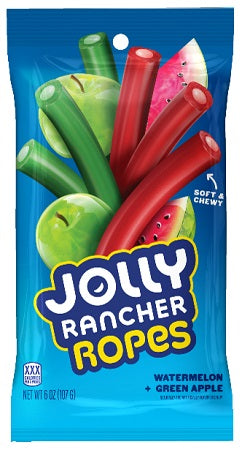Jolly Rancher Ropes Watermelon & Green Apple 170 g