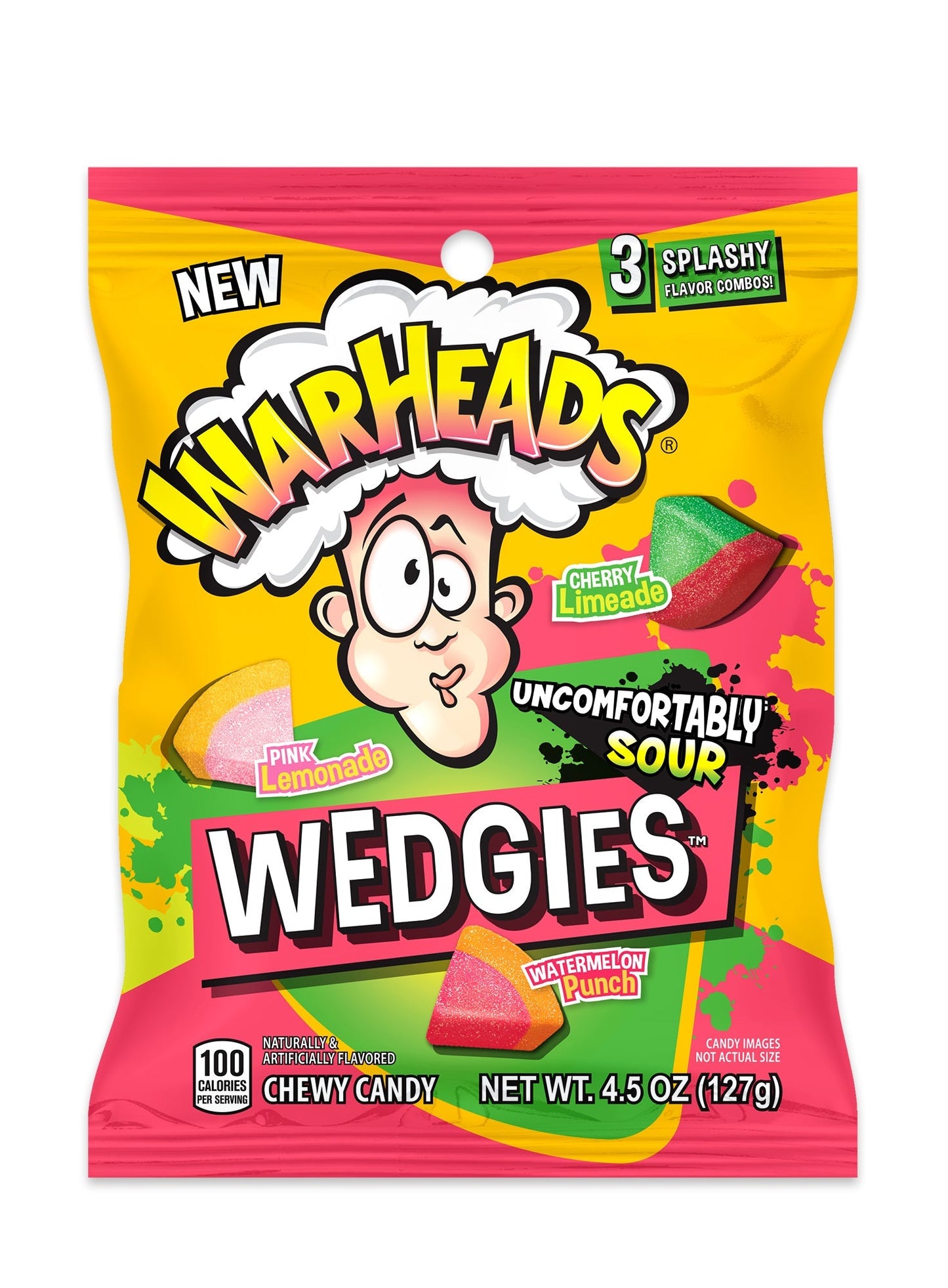 Warheads Wedgies Peg Bag 127 g