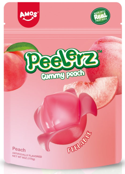 Amos Peelerz Gummy Peach 170 g