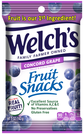 Welch's Fruit Snacks Concord Grapes 142 g