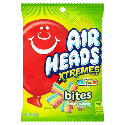 AirHeads Xtremes Bites Rainbow Berry 170g