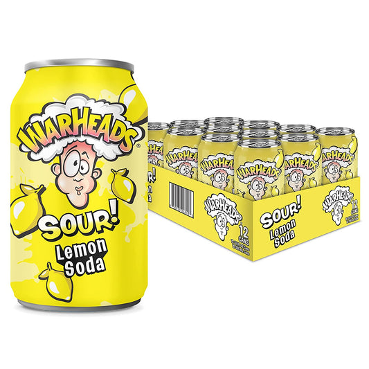 Warheads Sour Lemon Soda 355 mL