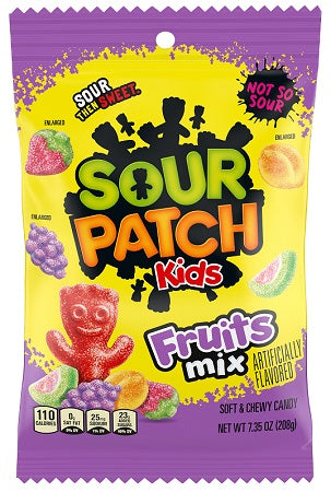 Sour Patch Kids Fruits Mix 208 g