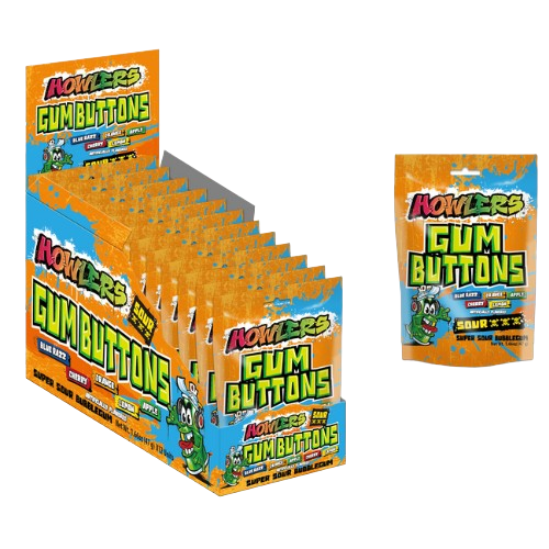 Albert's Howlers Sour Gum Buttons 47 g