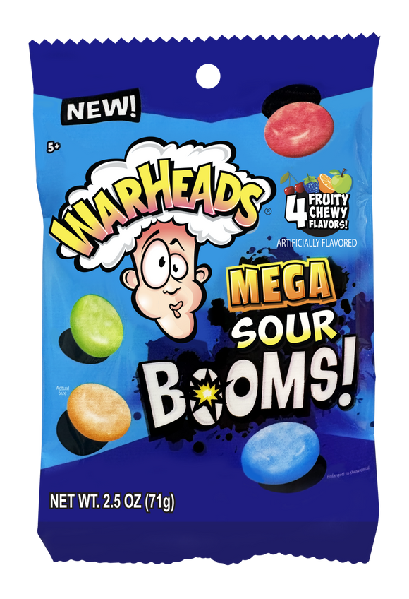 Warheads Sour Boom Fruit Chews 71 g