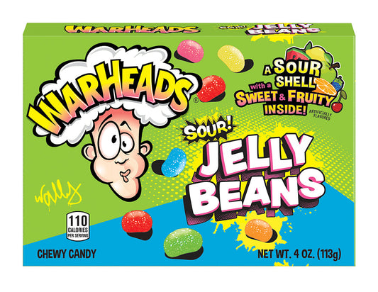 Warheads Sour Jelly Beans Theatre Box 113 g