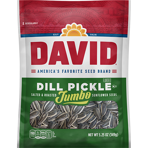 David Jumbo Dill Pickle Sunflower Seeds 149 g