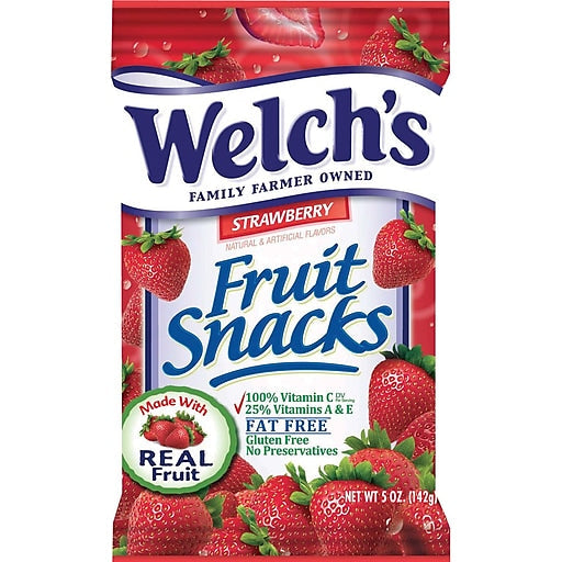 Welch's Fruit Snacks Strawberry 142 g