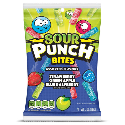 Sour Punch Bites Assorted Flavours 142 g