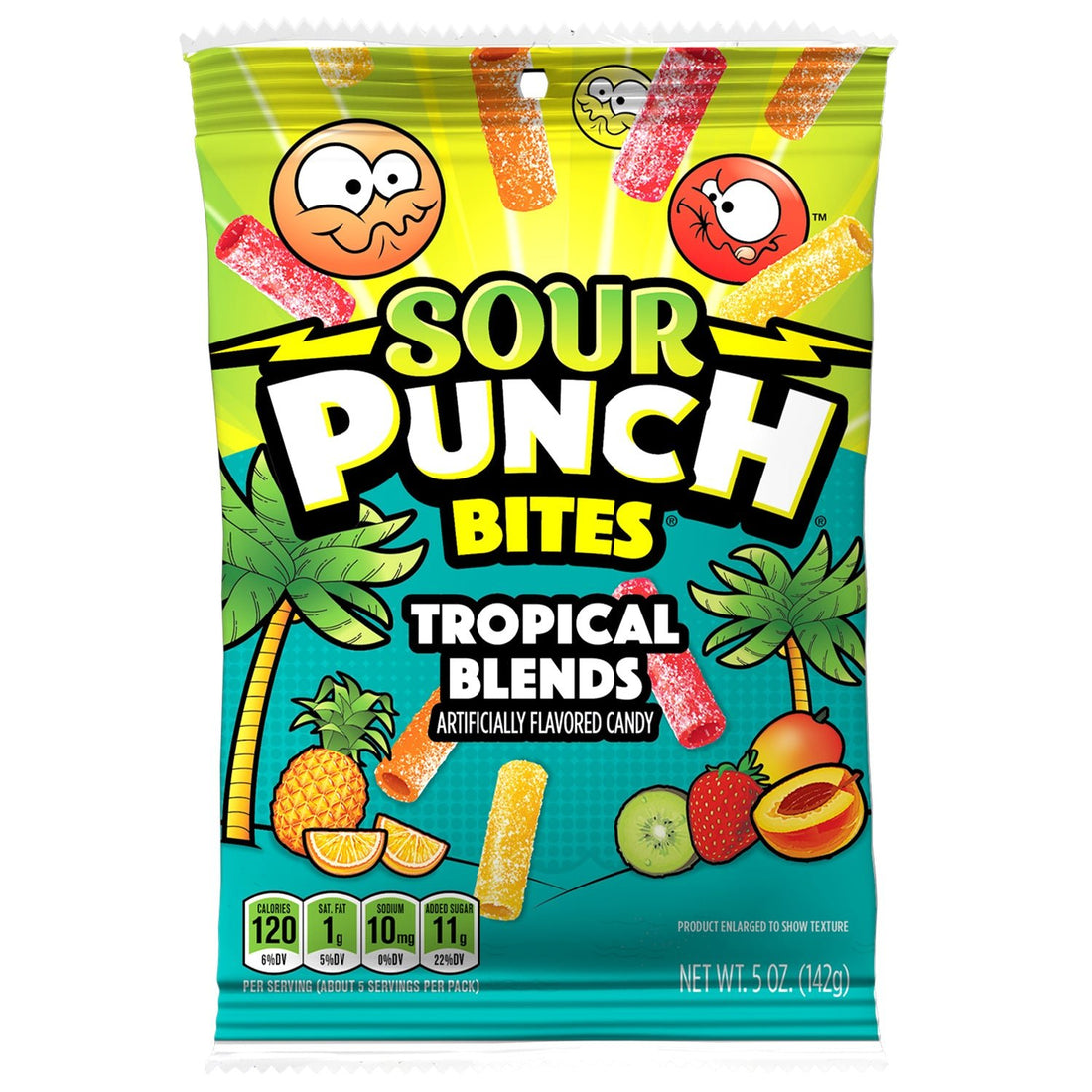 Sour Punch Bites Tropical 142 g